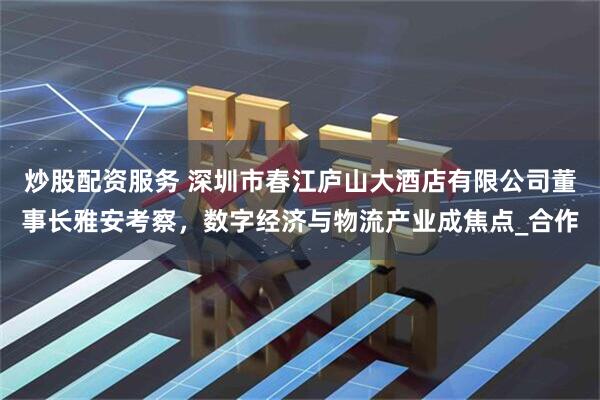炒股配资服务 深圳市春江庐山大酒店有限公司董事长雅安考察，数字经济与物流产业成焦点_合作